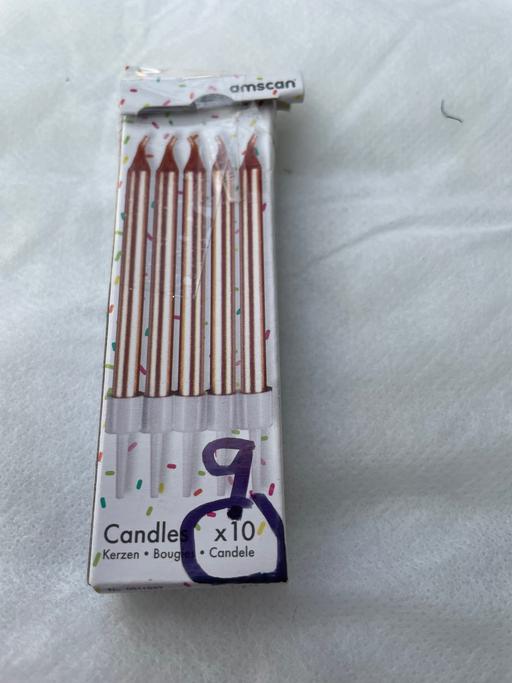 Buy & Sell North Northamptonshire Kettering - NN15 - Photos for 9 gold candles brand new