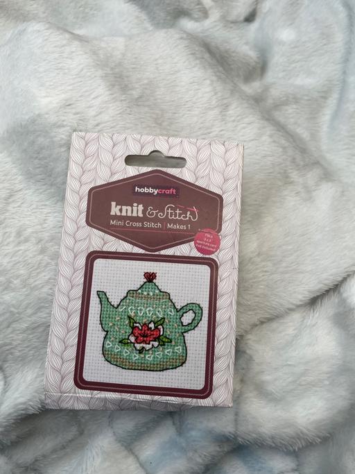 Classes North Northamptonshire Kettering - NN15 - Photos for Mini cross stitch teapot design