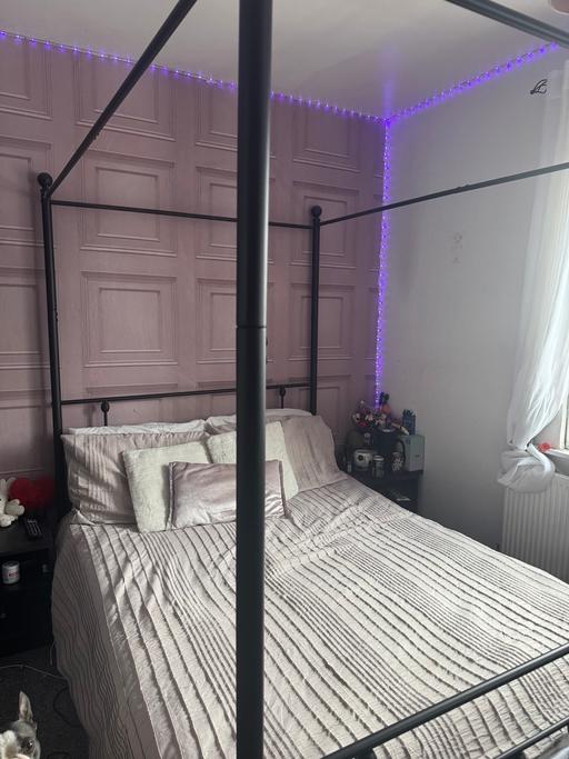 Buy & Sell Lincolnshire North Lincolnshire - Photos for black metal double bed frame