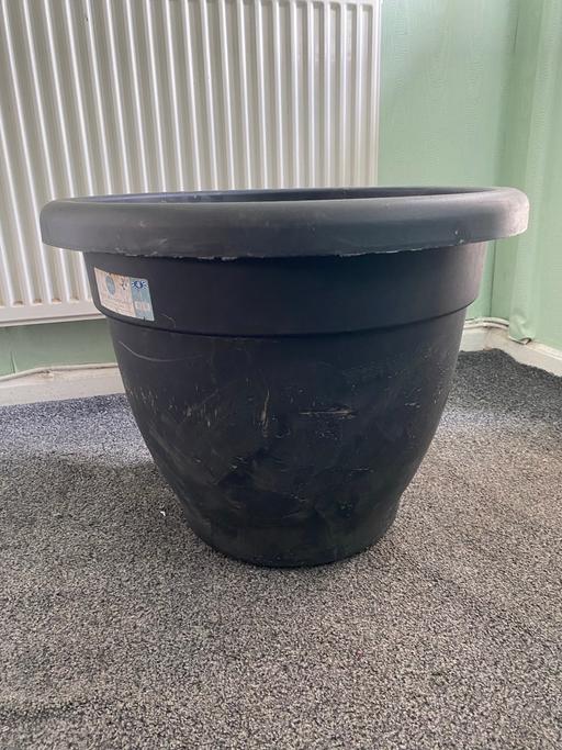 Buy & Sell County Durham Trimdon - County Durham - Photos for Extra large bell pot planter 55cm black x10