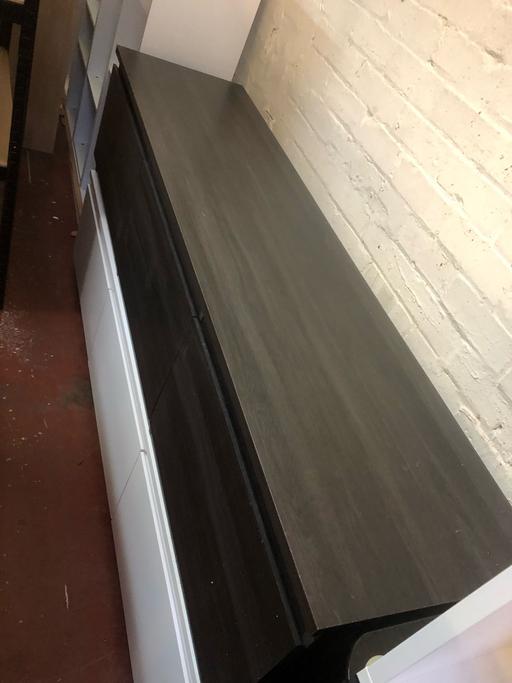 Buy & Sell West Midlands Coventry - Photos for 3 doors tv stand for 75 inch tv -Dark brown
