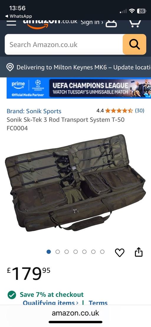 Buy & Sell North Northamptonshire Kettering - NN15 - Photos for Fishing Bag