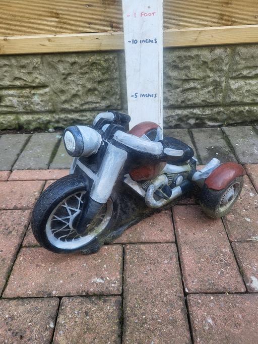 Buy & Sell Staffordshire Cannock Chase - Photos for Motorbike painted concrete statue