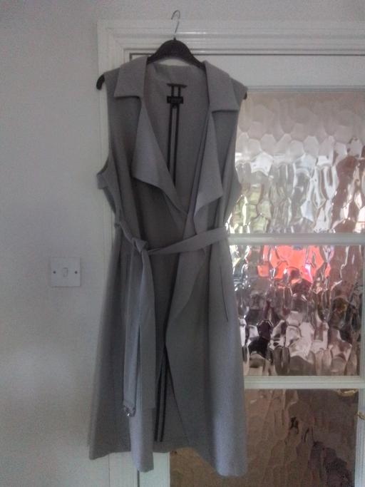 Buy & Sell West Midlands Walsall - Photos for TOPSHOP GREY LONG LENGTH WRAP AROUND COAT