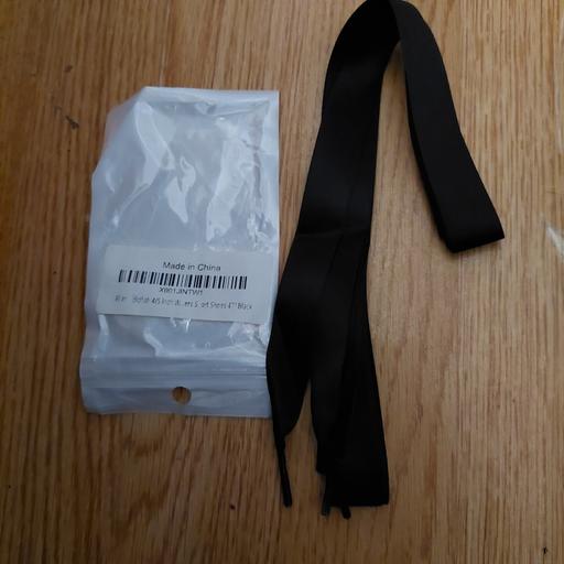 Buy & Sell West Midlands Sandwell - Photos for Black wide shoe laces silk