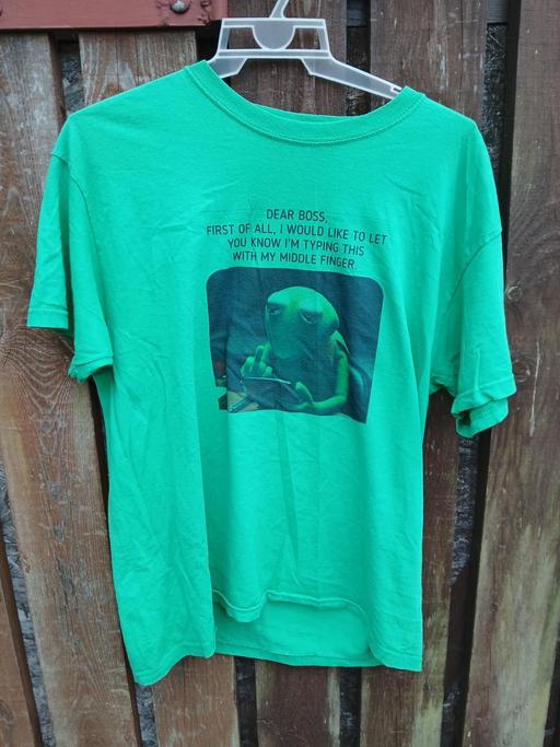 Buy & Sell West Midlands Walsall - Photos for kermit y2k swag grillz hip hop tee shirt size