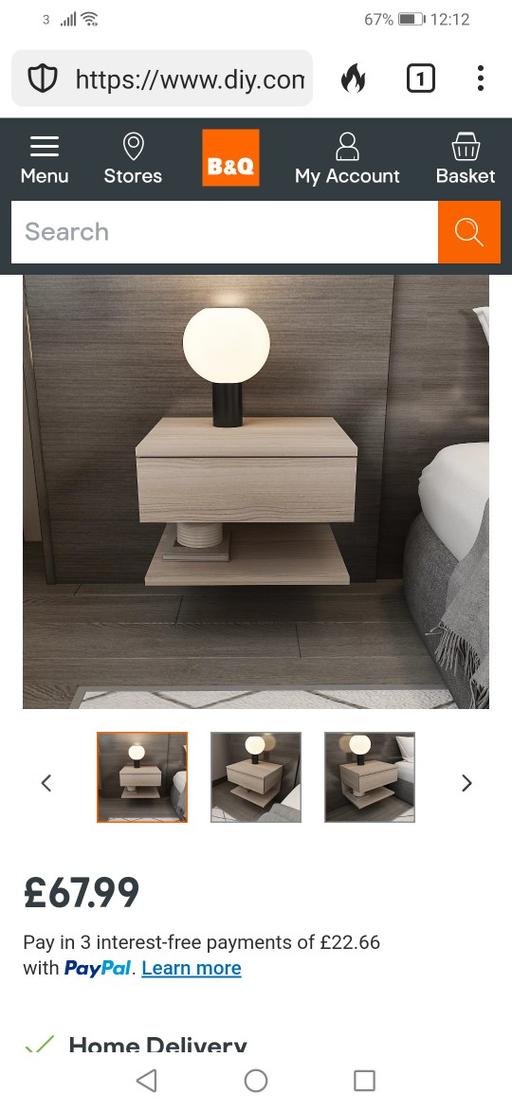 Buy & Sell West Midlands Wolverhampton - Photos for New floating night stand in box