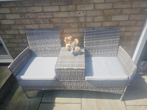 Buy & Sell Essex Castle Point - Photos for Grey ratten two seater set