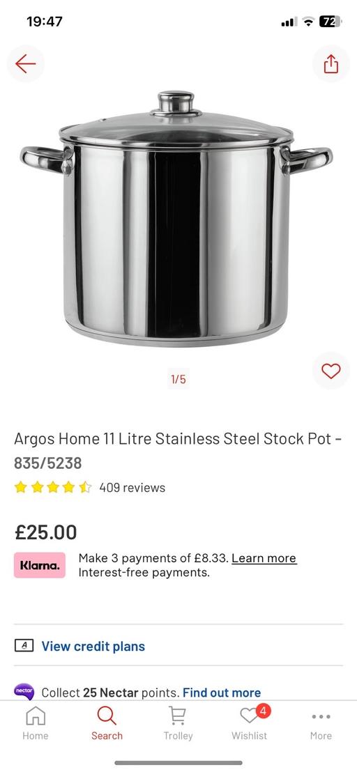 Buy & Sell County Durham Trimdon - County Durham - Photos for 11 ltr stainless steel stock pot