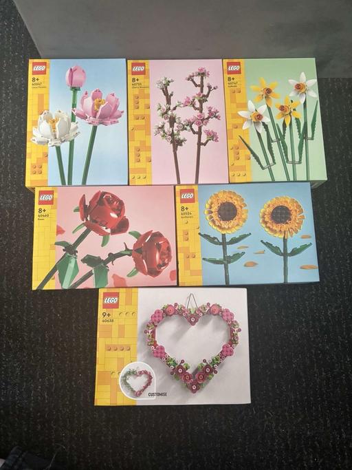 Buy & Sell Leicestershire Leicester - Photos for 6 Lego Flower Sets Bundle