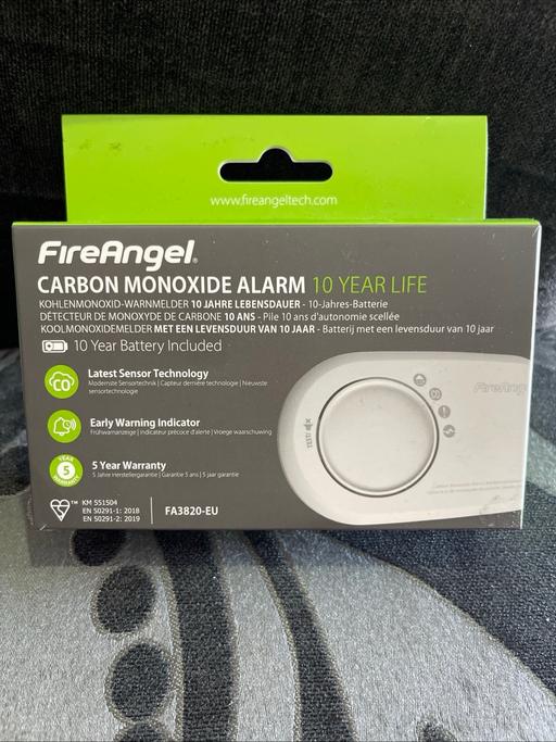 Buy & Sell West Midlands Birmingham - Photos for Fire angel carbon monoxide alarm 10 year life