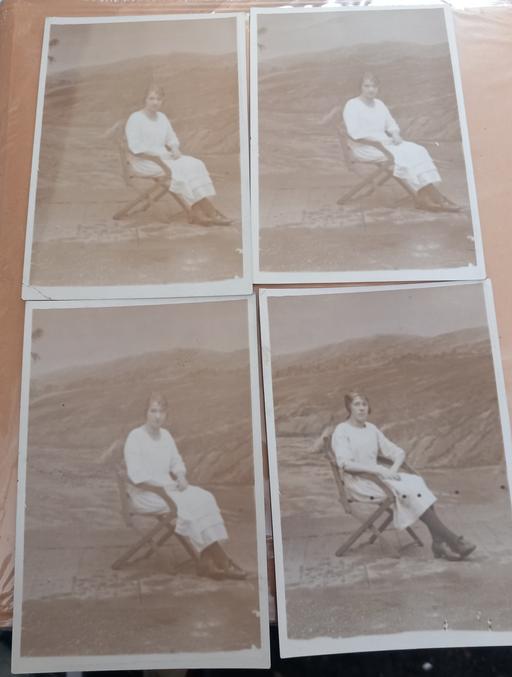 Buy & Sell Merseyside Saint Helens - Photos for antique 1923 lady posing on chair postcards