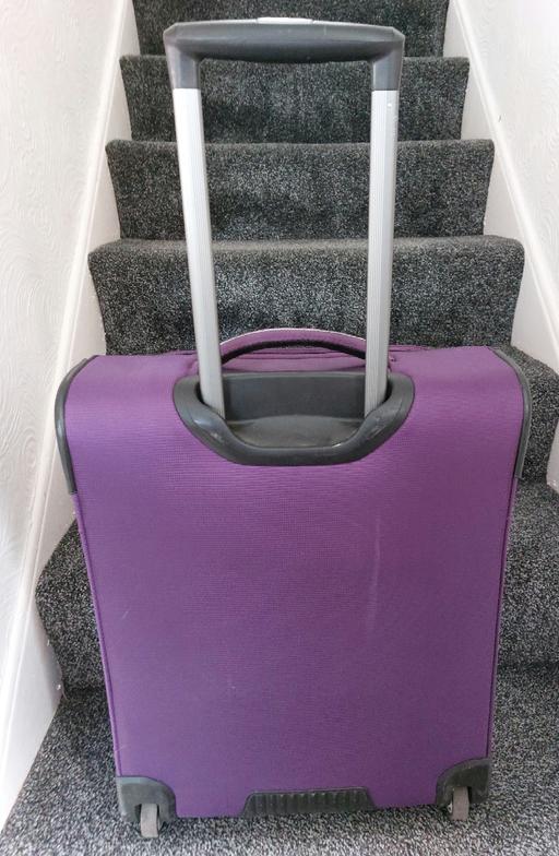 Buy & Sell West Midlands Sandwell - Photos for Rock Purple case two wheel trolley travel