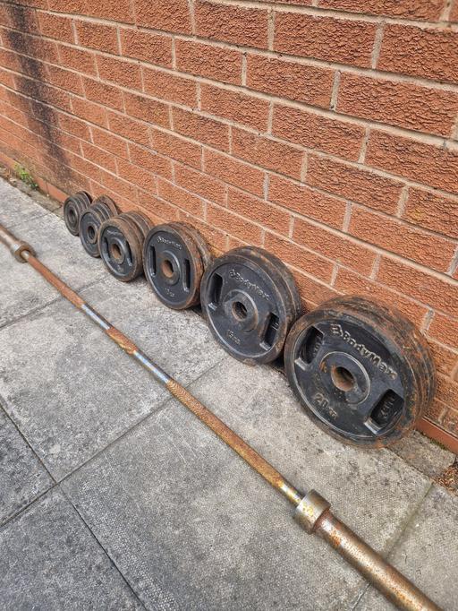 Buy & Sell West Midlands Sandwell - Photos for 145kg Olympic Weights Set, BodyMax Dual Grip