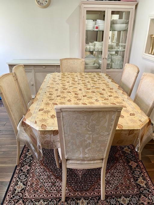 Buy & Sell Ealing Greenford - UB5 - Photos for Dining table, x8 chairs, cabinet, cupboard