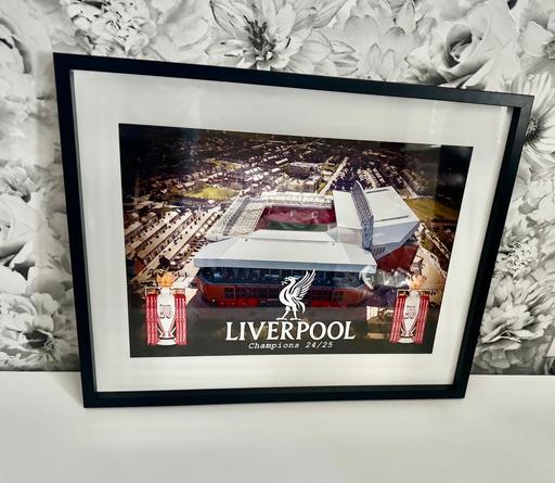 Buy & Sell Merseyside Liverpool - Photos for Anfield and Everton Stadium print with frame