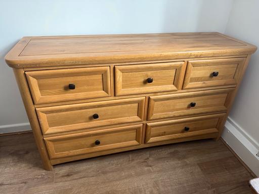 Buy & Sell West Midlands Birmingham - Photos for Wooden chest of 7 drawers cabinet