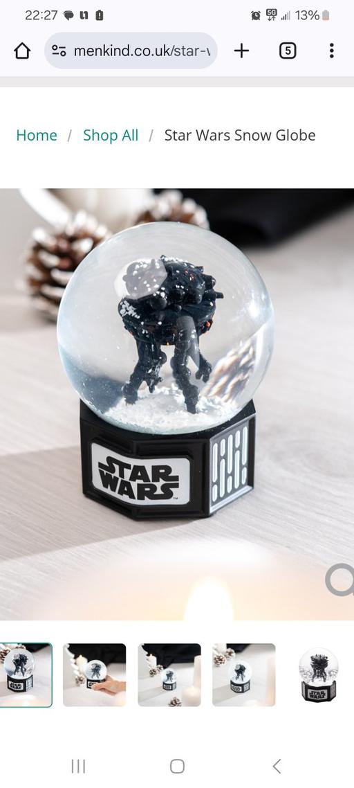 Buy & Sell West Midlands Birmingham - Photos for Star Wars Snow Globe Paperweight