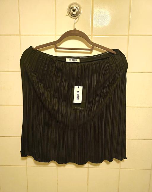 Buy & Sell South East London Greenwich - South East London - Photos for 4th & Reckless Black Plisse Bandeau Top New