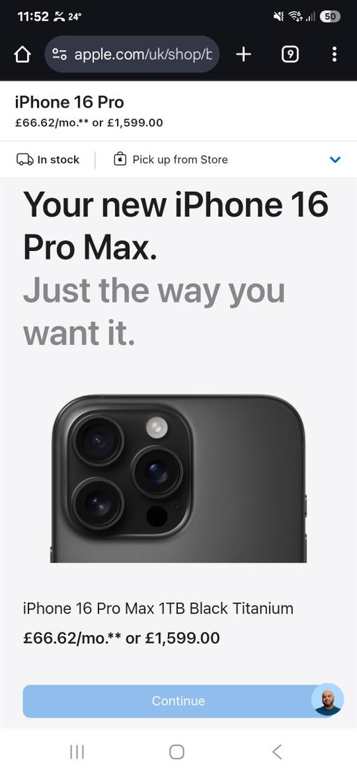 Buy & Sell South West London Battersea - South West London - Photos for New IPhone 16 Pro Max 1TB read more info