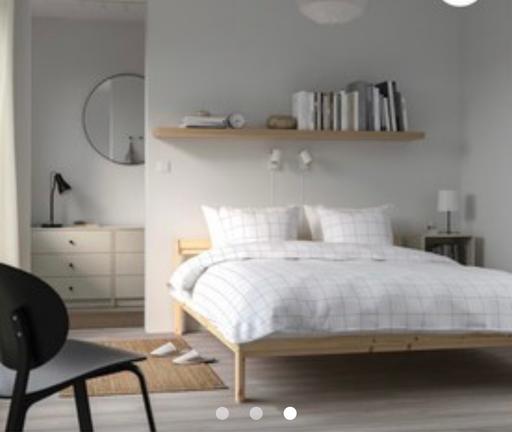 Buy & Sell North London Hoxton - North London - Photos for Ikea Neiden Bed Frame, Pine, Standard Double