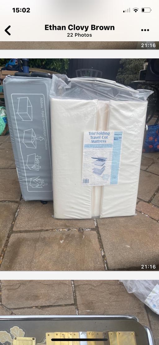 Buy & Sell Bedfordshire Bedford - Photos for Baby travel cot with mattress