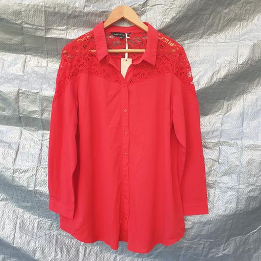 Buy & Sell West Midlands Dudley - Photos for Capsule Red Shirt Blouse Top UK 22