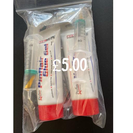 training West Midlands Birmingham - Photos for Pack of Pinflair glue gel set with syringes