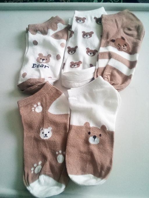 Buy & Sell Lincolnshire East Lindsey - Photos for 5 pairs of ladies one size trainer socks