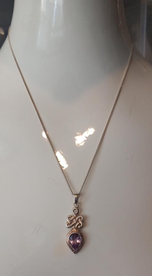 Buy & Sell Merseyside Saint Helens - Photos for Huge sterling silver amythest cetic pendant