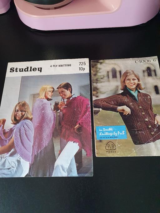 courses West Midlands Dudley - Photos for vintage knit/crochet patterns x 2