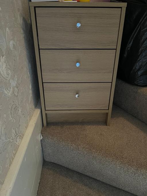 Buy & Sell West Midlands Birmingham - Photos for 3 drawer bedside table