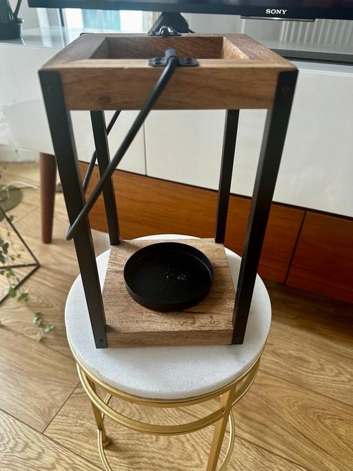 Buy & Sell North London Tottenham Hale - N17 - Photos for M&S wooden & metal candle holder with handle