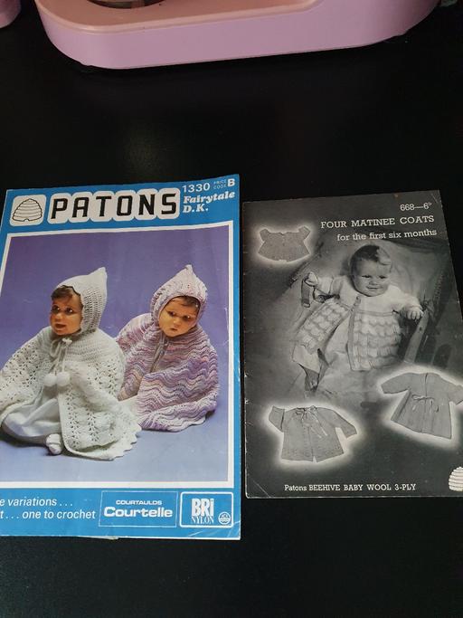 courses West Midlands Dudley - Photos for vintage baby knit/crochet patterns x 2