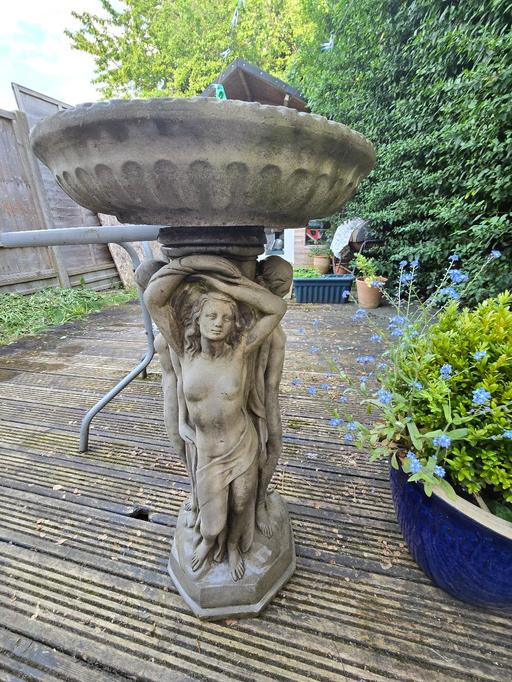 Buy & Sell Leicestershire Leicester - Photos for bird bath statue 1m height