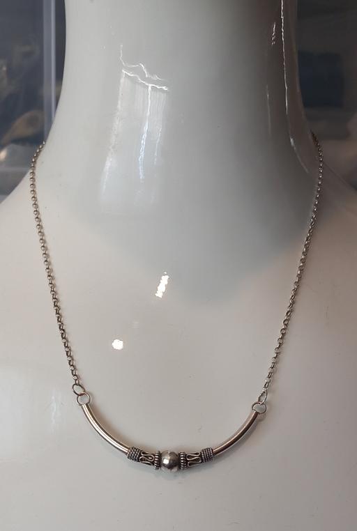 Buy & Sell Merseyside Saint Helens - Photos for Vintage sterling silver bali bar necklace