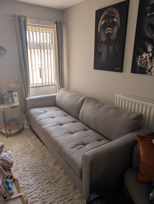 Buy & Sell West Midlands Birmingham - Photos for Grey 3 seater sofa