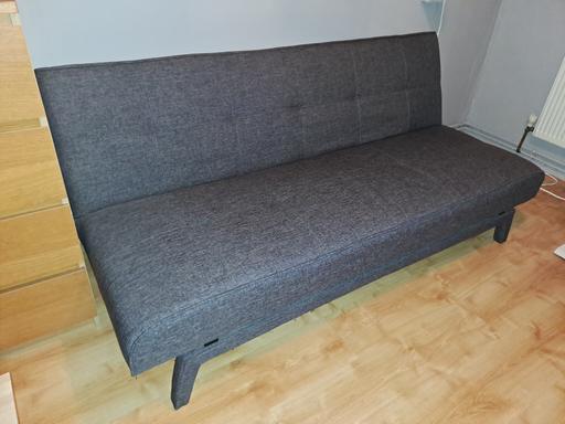Buy & Sell West London Gunnersbury - West London - Photos for SOFA BED FOLDABLE DARK GREY 180CM