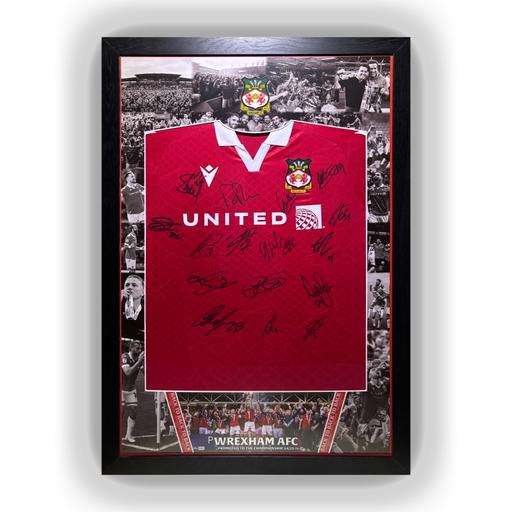 Buy & Sell Derbyshire Chesterfield - Photos for Wrexham AFC Signed Framed Home Shirt