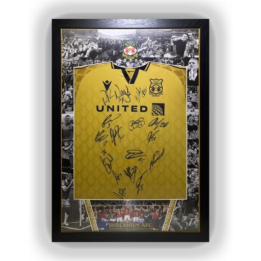 Buy & Sell Derbyshire Chesterfield - Photos for Wrexham AFC Signed Framed Third Shirt
