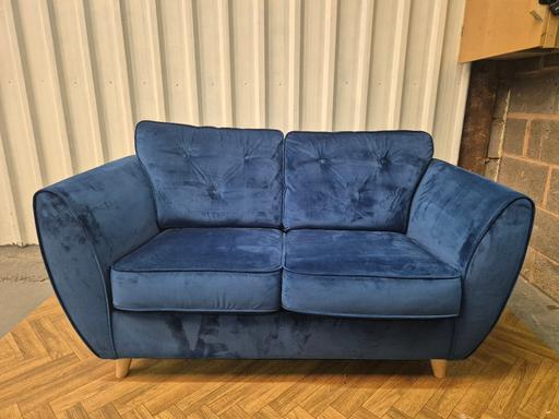 Buy & Sell Staffordshire South Staffordshire - Photos for Blue Hoxton 2 Seater