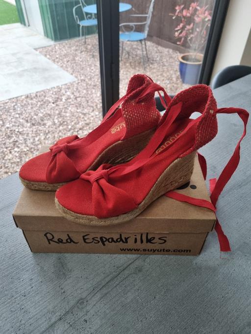Buy & Sell West Midlands Dudley - Photos for new red espadrilles sandle shoes
