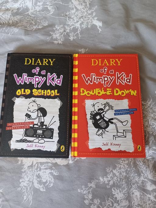 Buy & Sell Derbyshire North East Derbyshire - Photos for 2 x diary of a wimpy kid hardback books