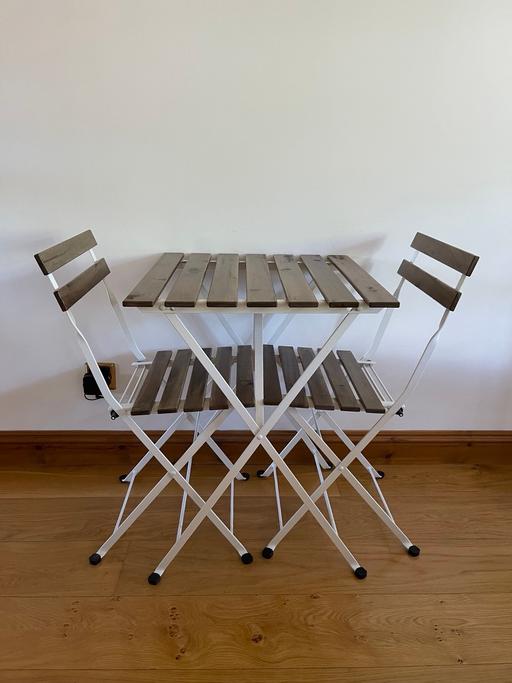 Buy & Sell Hertfordshire North Hertfordshire - Photos for Bistro Set for 2 (garden table with chairs)