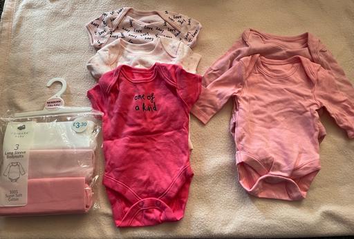 Buy & Sell West London Hillingdon - Photos for Pink baby vests - newborn