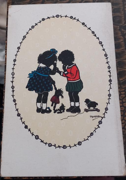 Buy & Sell Merseyside Saint Helens - Photos for Kaskeline Folk Art Silhouette postcard