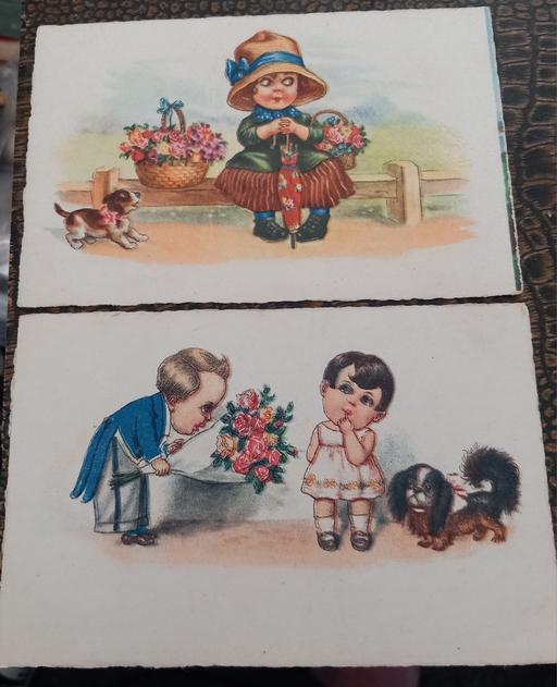 Buy & Sell Merseyside Saint Helens - Photos for 2 vintage cartoon drawings postcards