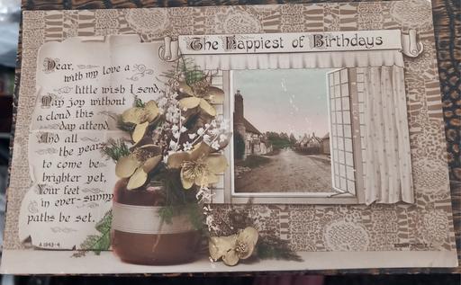 Buy & Sell Merseyside Saint Helens - Photos for Vintage hand painted flower photo postcard