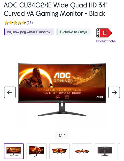Buy & Sell North London Palmers Green - North London - Photos for Gaming monitor