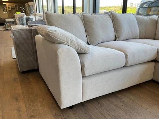 Buy & Sell Staffordshire Stoke-on-Trent - Photos for Creamy Five Seater Comfy Sofa